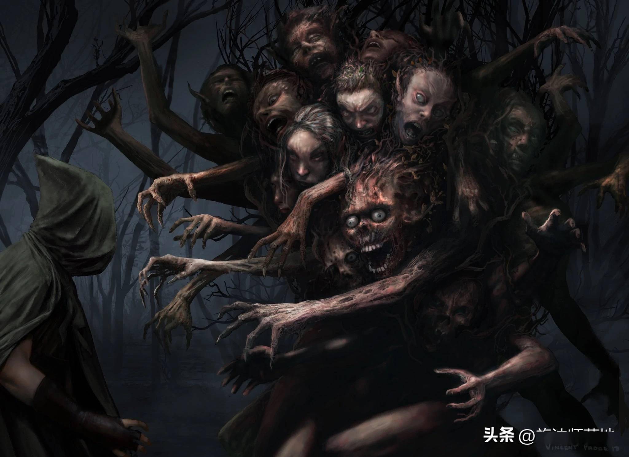 万智万圣夜:30张恐怖万智牌原画赏_索尔_依尼翠_brandon