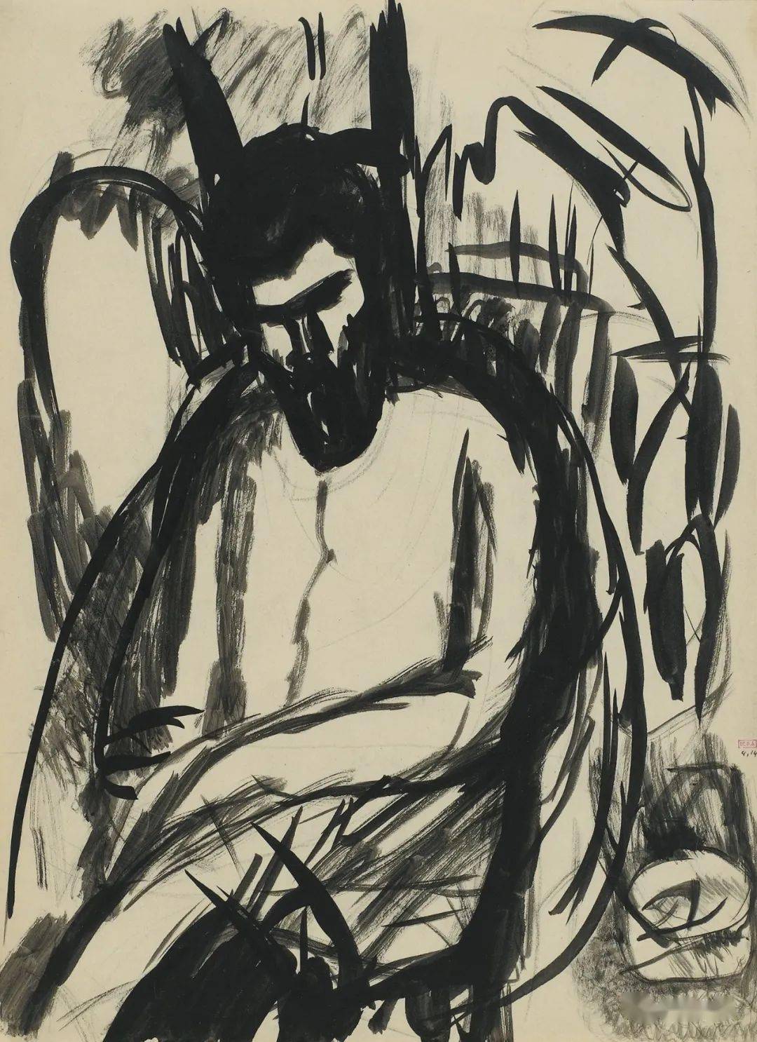 油画大师——莫迪利阿尼的素描