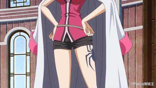 海贼王中的5个女性纹身,大妈纹爱心装可爱,蕾玖大腿纹上66_娜美_玫瑰