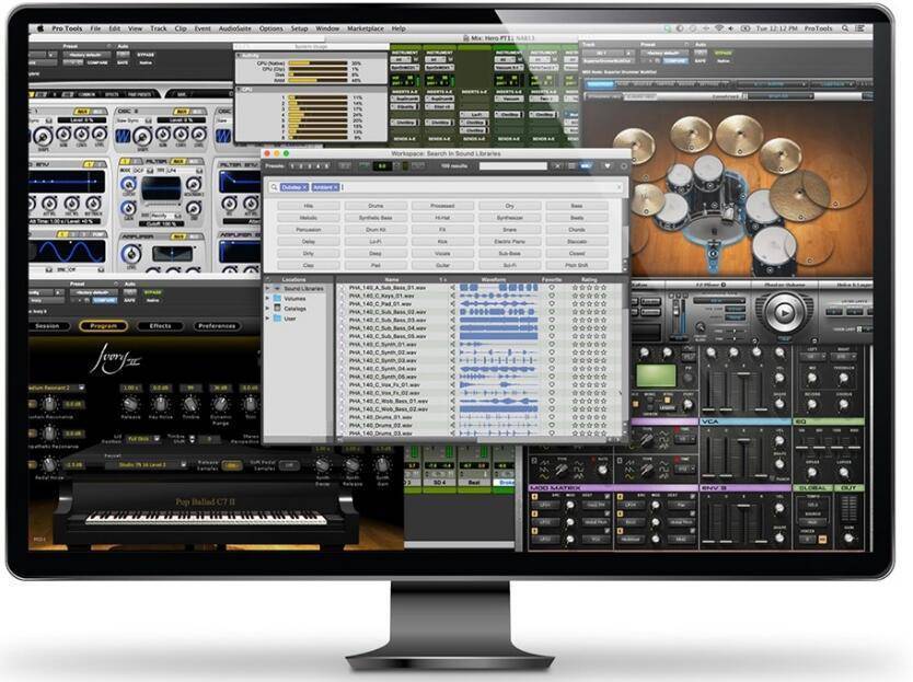 AVID ProTools Ultimate 2022 ProTools12HD宿主软件灌音编曲混音造做软件