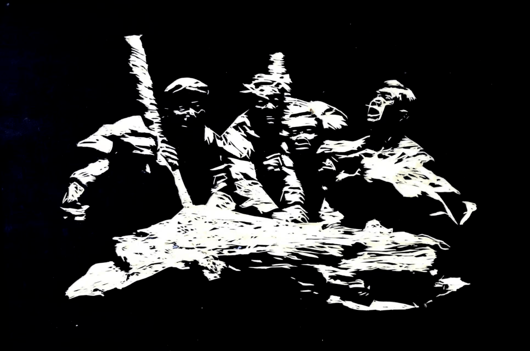 版画作品中的"红旗渠精神"_安阳市_林州市_义务教育