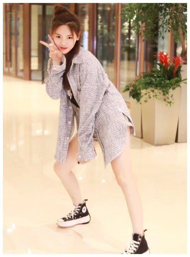 杨超越的腿有多美?