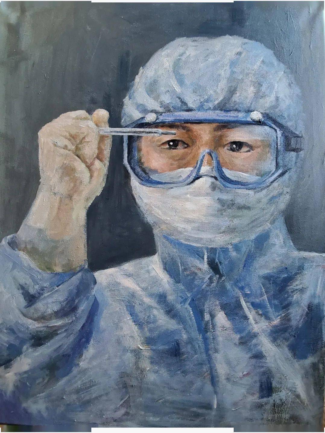 独山子区抗疫主题美术作品线上展