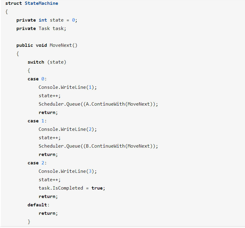C 的 async/await 其实是stackless coroutine_调度_代码_用户