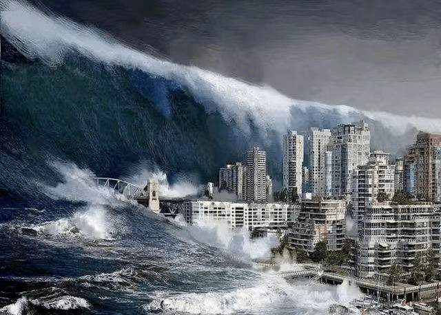 世界海啸日丨嘘,大海在"怒吼"_落水_海水_地震