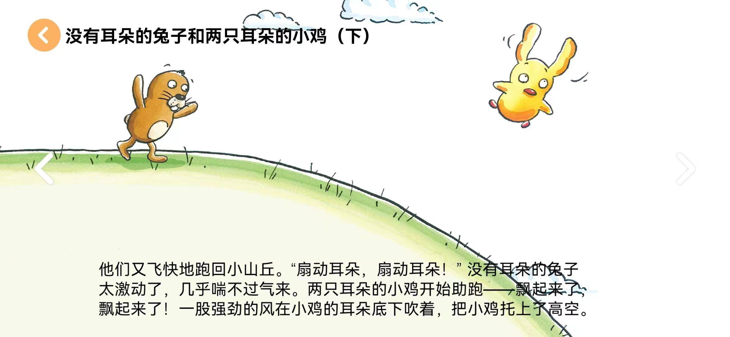 【宝宝绘本故事】没有耳朵的兔子和两只耳朵的小鸡(下)