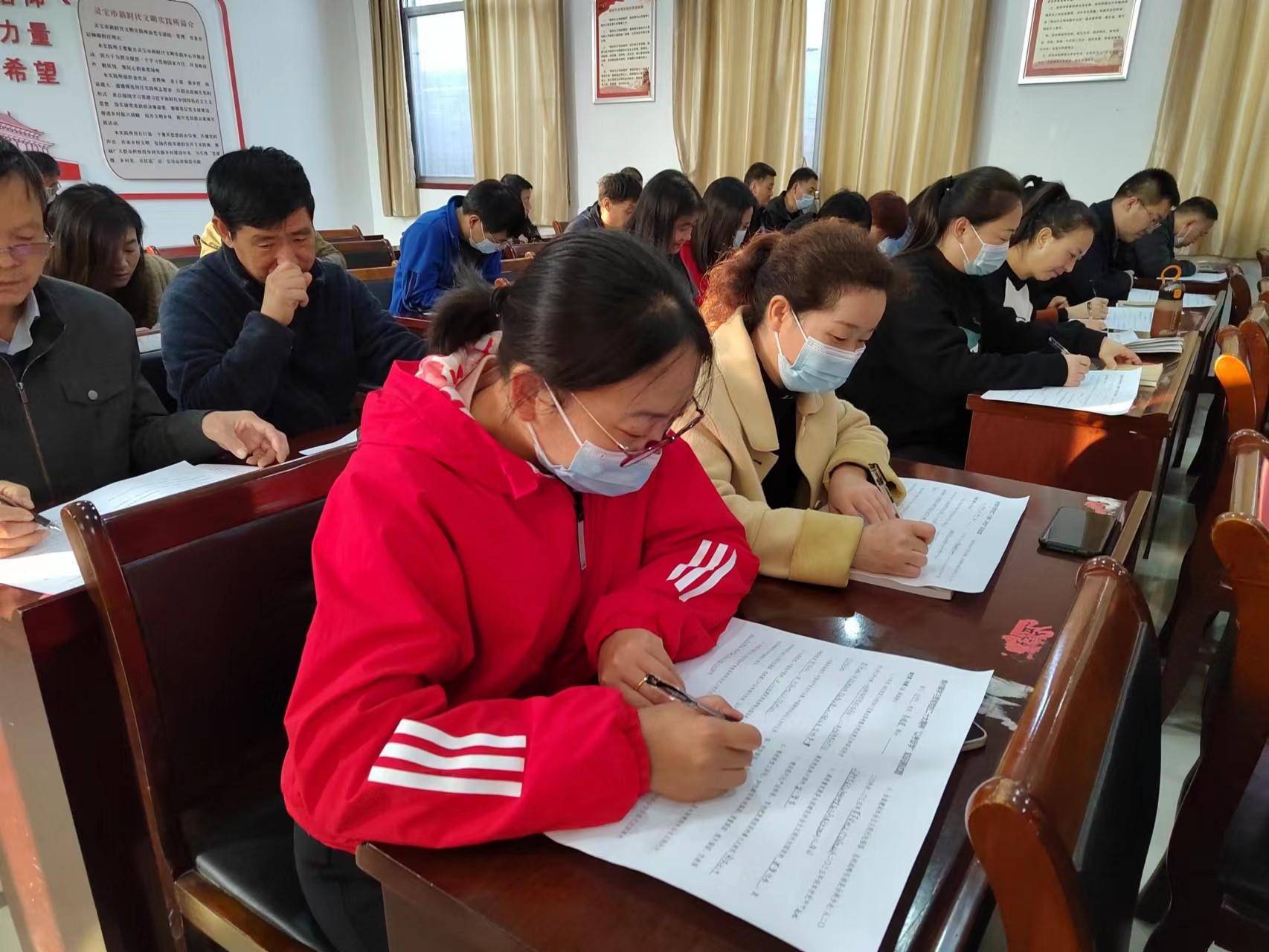 灵宝市焦村镇:"以考促学"掀起党的二十大精神学习热潮_测试_报告_工作