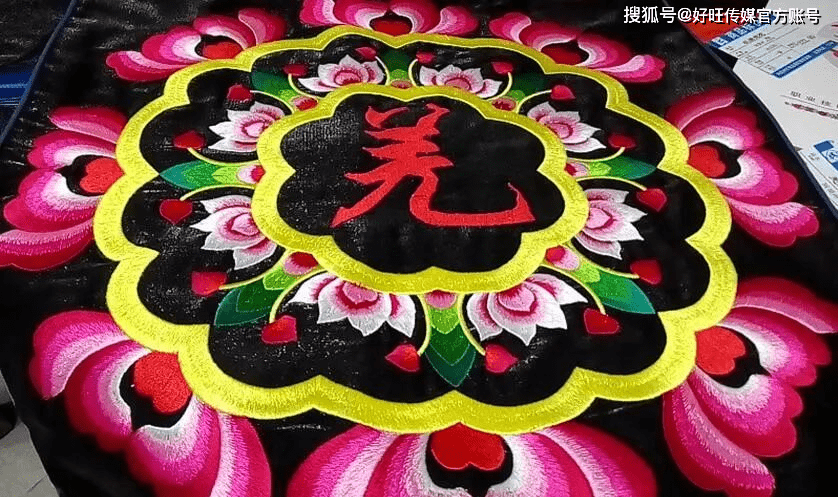 魅力陕西行|羌绣——宁强县青木川的彩云_羌族_刺绣_图案