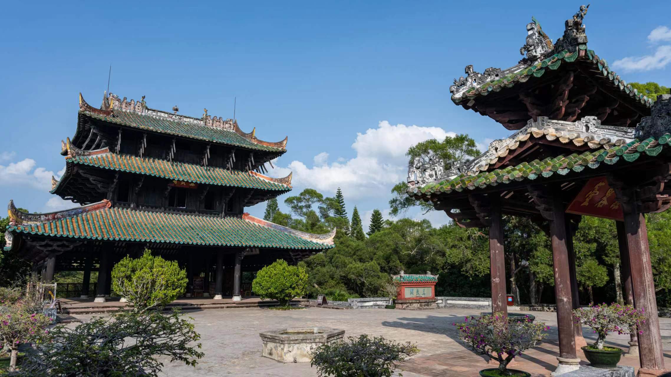 广西400年前古建筑的柱子竟然是悬空的?_真武阁_高台_显得