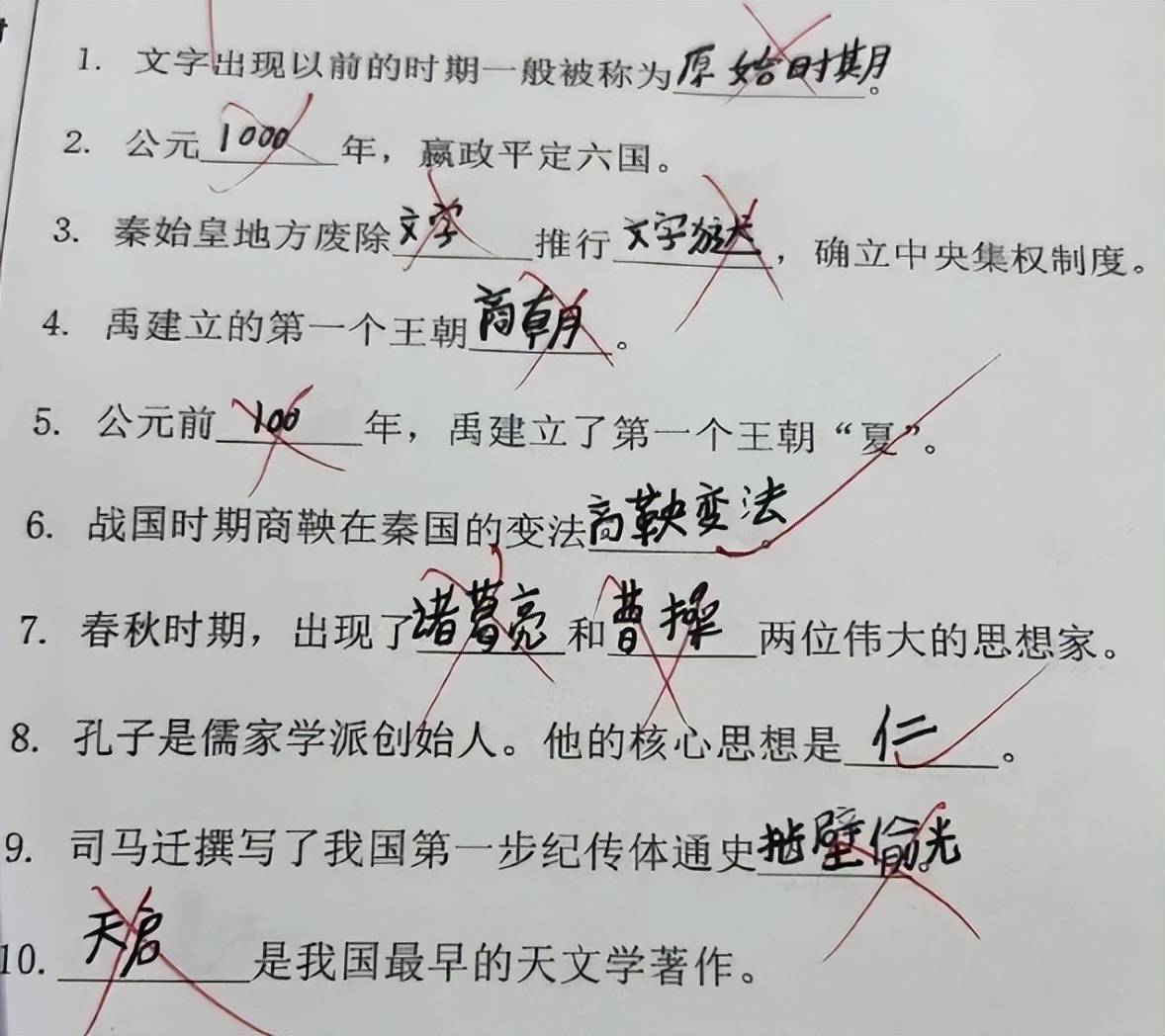 老师的"抗疯"能力有多强,小学生0分作业走红,真是离了大谱_家长会