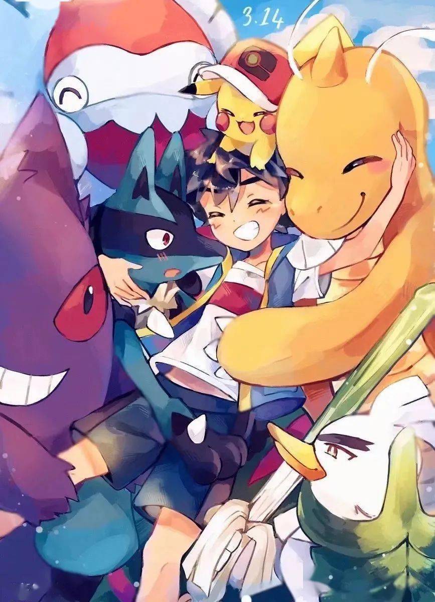 【图集】小智,世界冠军!(44张高清同人图)_宝可梦_rai_内容