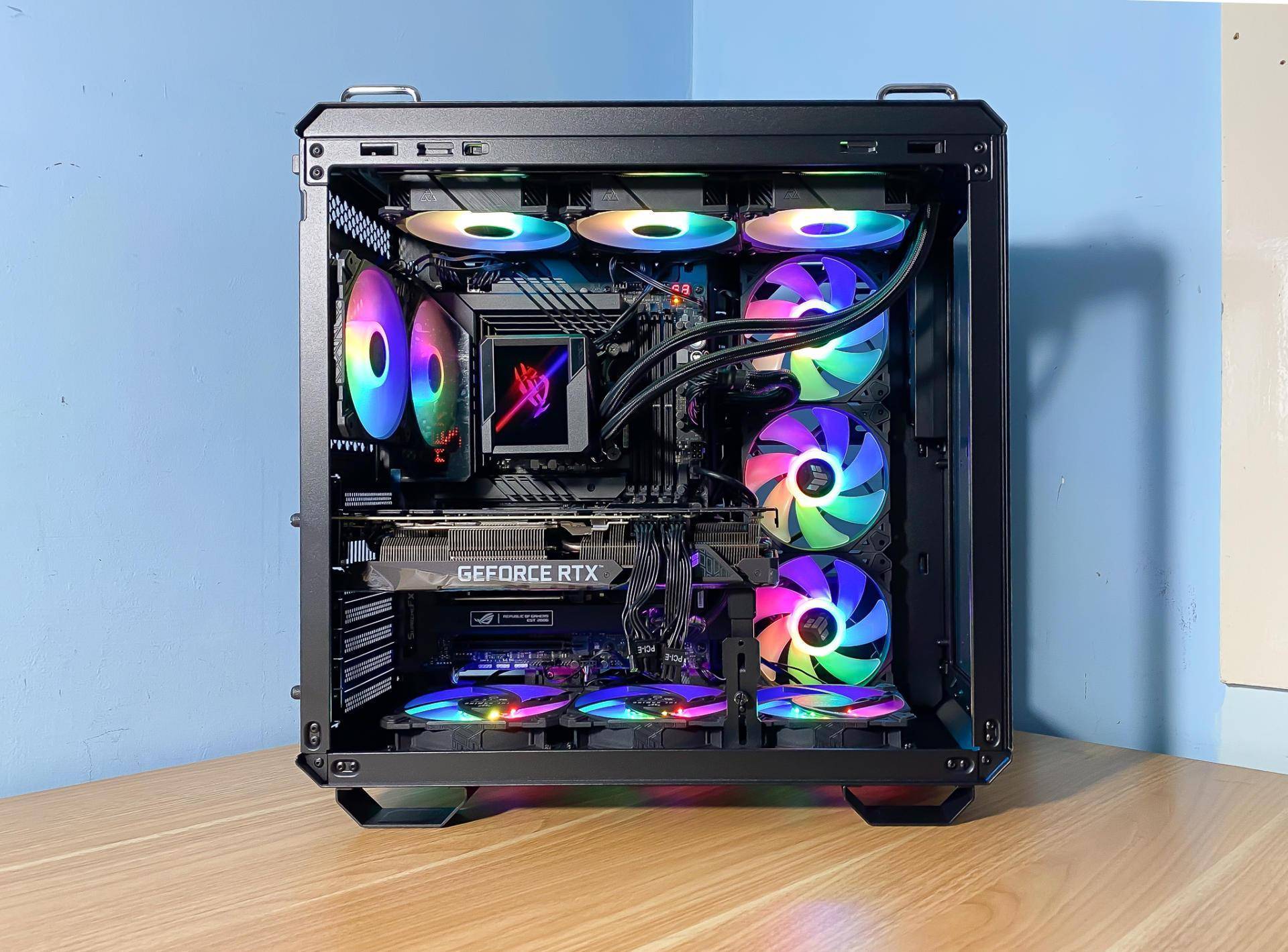 风道随心所欲,安装轻而易举,华硕tuf gaming gt502弹药库机箱实录