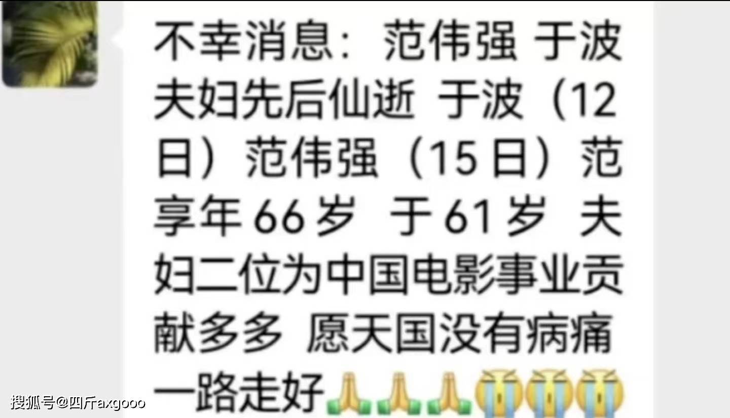 悲痛！知名艺术家范伟强因病去世，疑似高烧后肺部感染，享年66岁