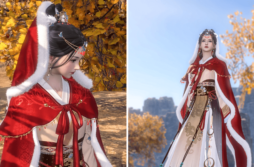 杨幂撞衫张予曦,先后cos王昭君,大家评评谁赢了?_时装_异域_网友