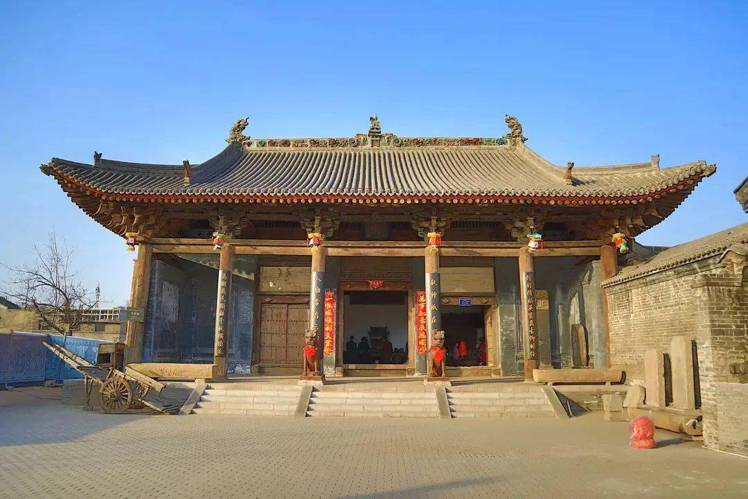 韩城北营庙立面图图片