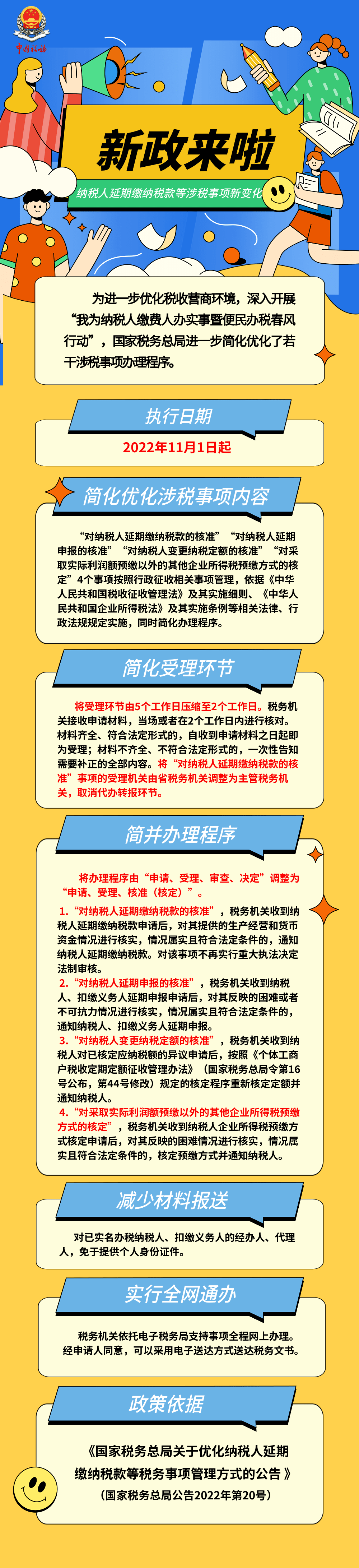 一图了解纳税人延期缴纳税款等涉税事项新变化!_安徽省_审核_合肥