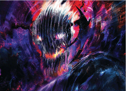 但是被托尔用永恒之火复活之后,瞬间变成了一个火焰巨人,跟海拉进行了