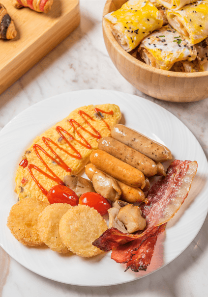 ￥99/2大1小--静安洲际自助早餐!多款中西式美食,特色饮品,中式点心,