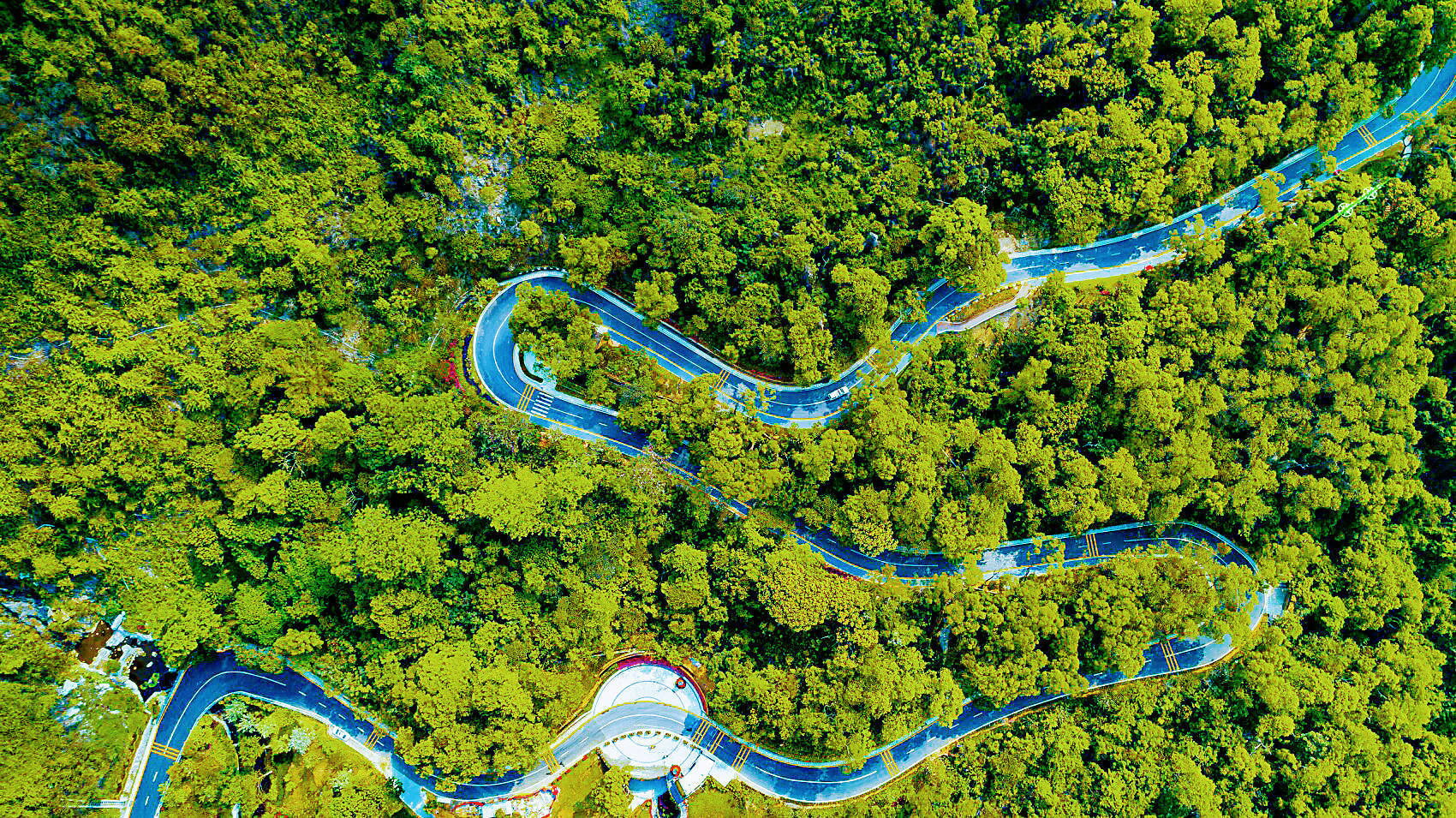 绿道深处是山海_深圳_水库_大运