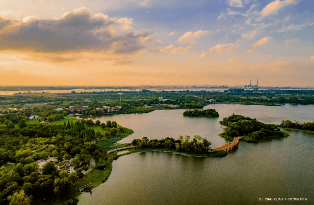 镇江市金山湖图片