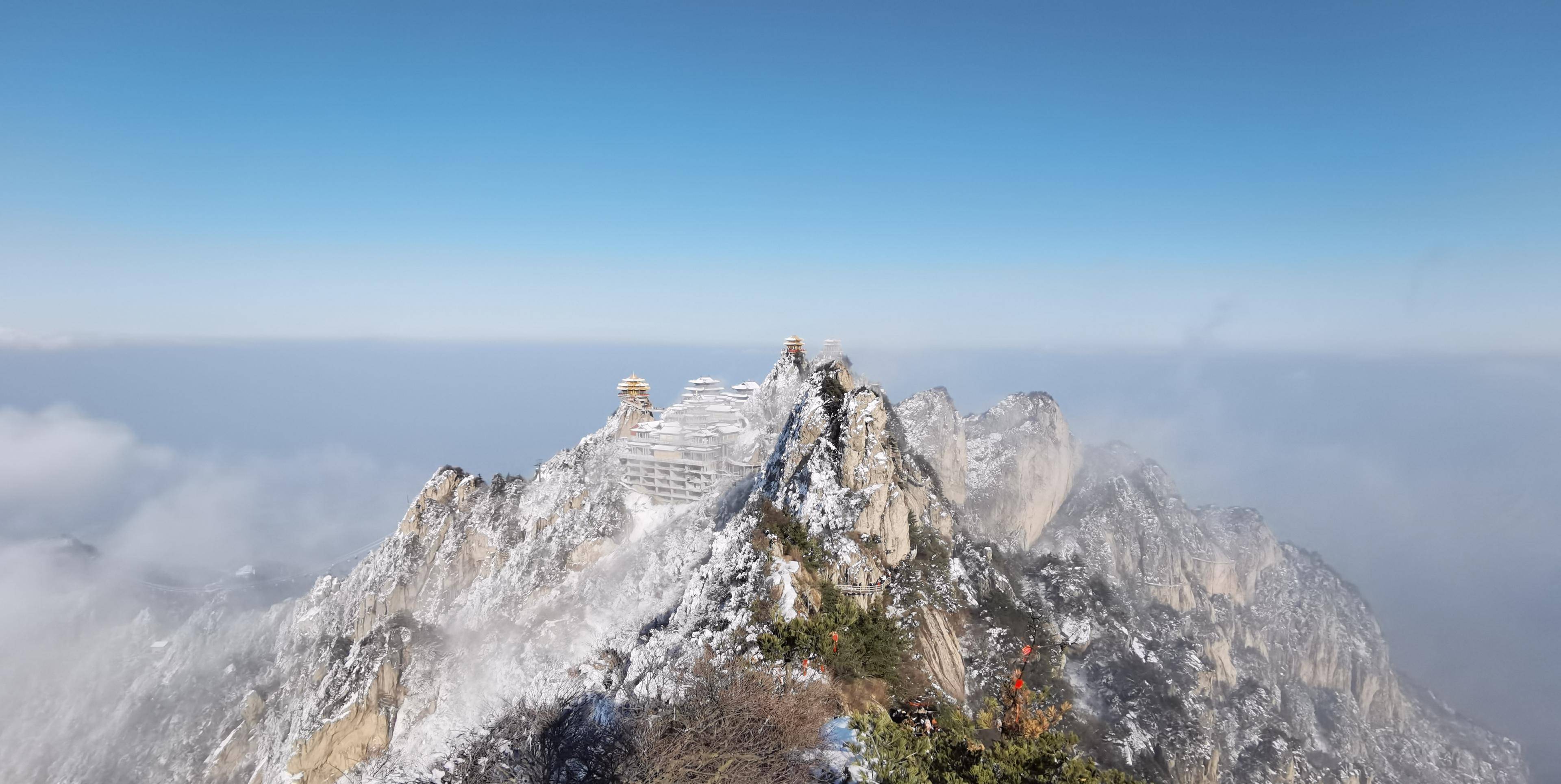 一下雪,老君山就变成了天宫和冰雪世界!你打卡了吗_金顶_雪景_赏雪