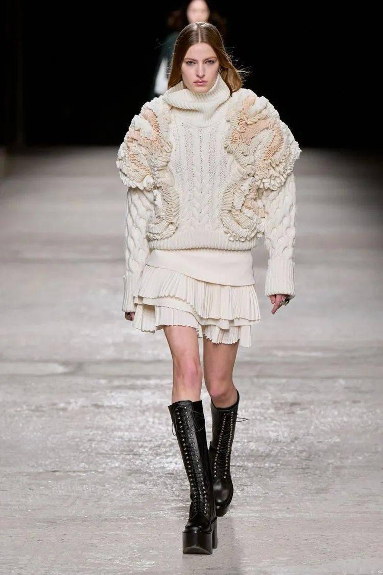 70张大图盘点近期秀场上的白色针织~_chanel_服装_ports