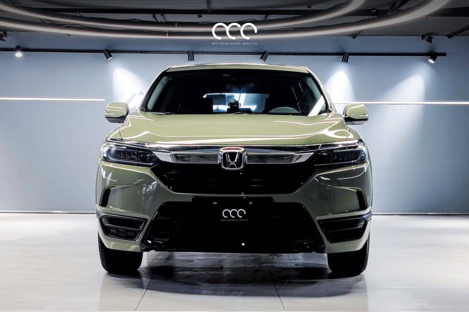 本田皓影漫彩改色膜亮卡其绿 ,恰到好处的饱和度 一眼就很舒服_搜狐