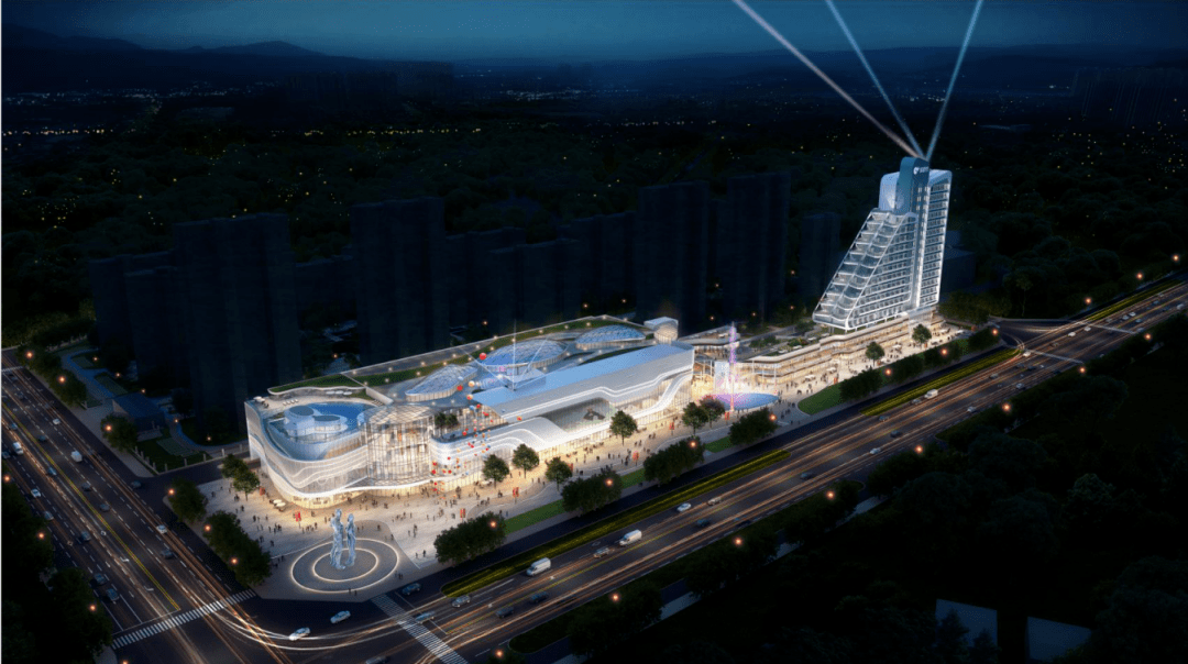02峰德新区正核,汇集庐山市城市精华项目择址庐山大道与港西路交汇处