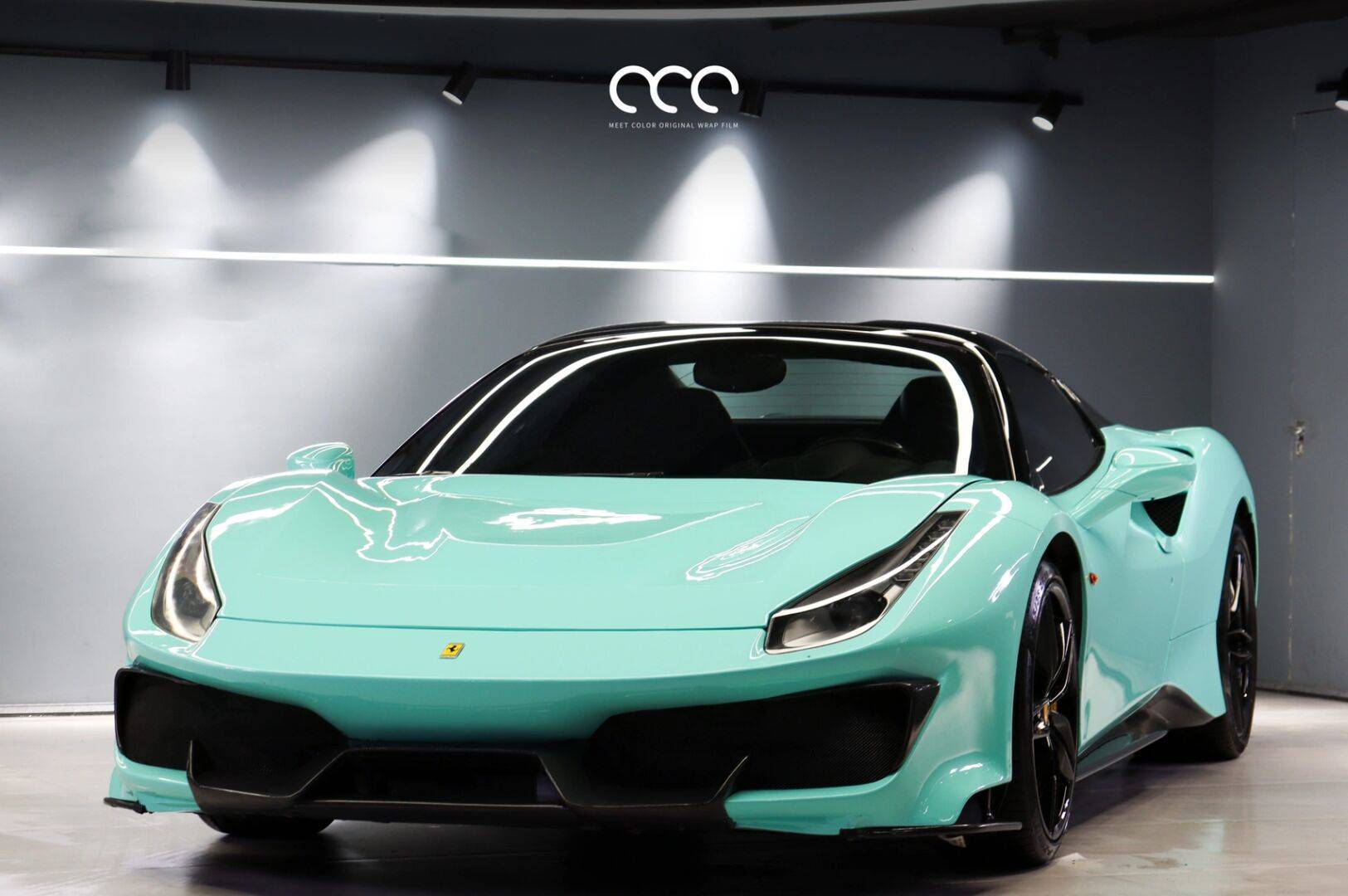 兰博基尼漫彩改色膜蒂芙尼蓝,代表爱情的蓝色_颜色_心水_永恒