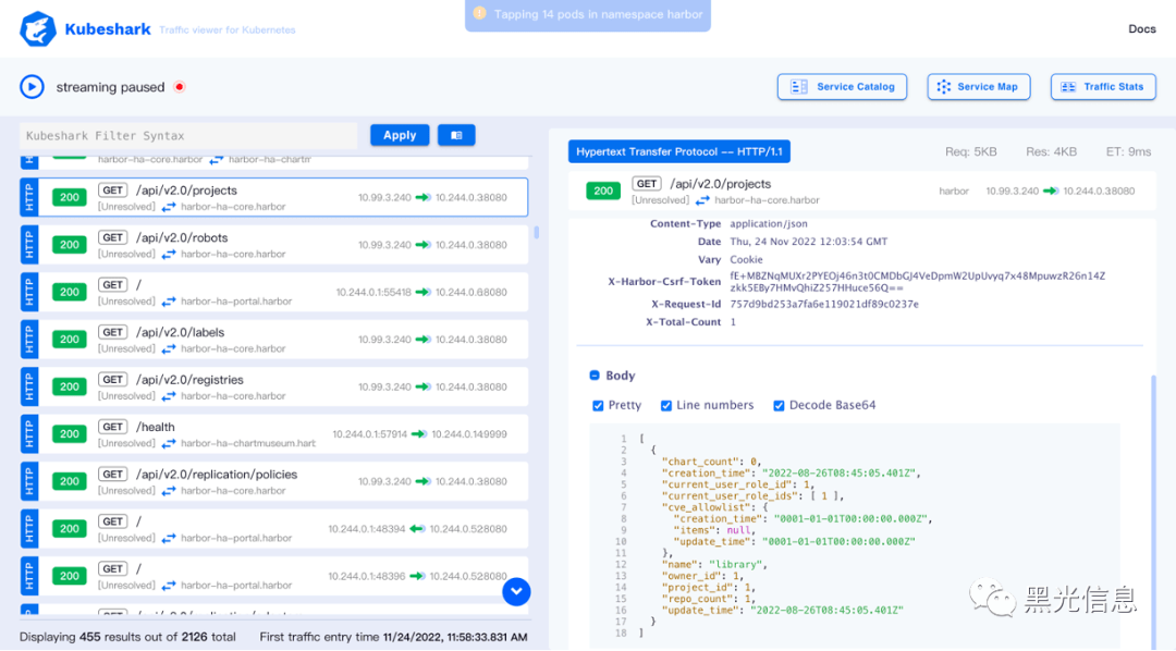 Kubernetes 的 API 流量查看器 - Kubeshark_功能_服务_Worker