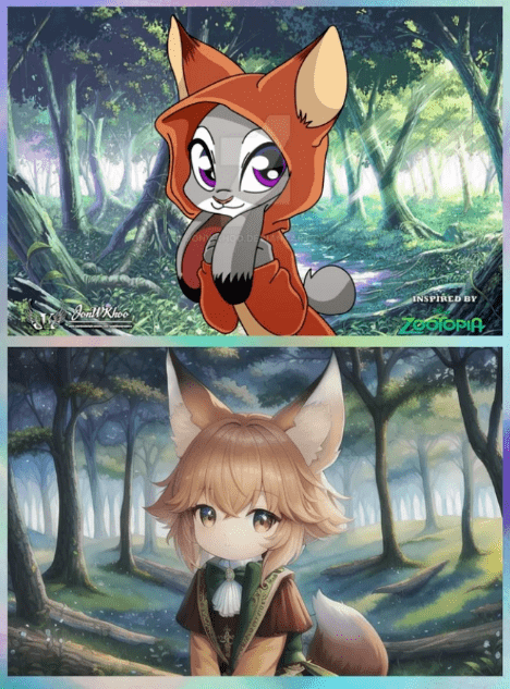 也可以一瞬间点燃furry控们的热情.