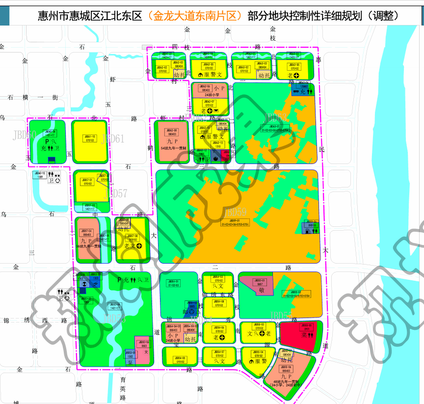 惠城江北东区拟新建11所学校_规划_同学_地块