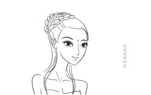 印堂位置有黝黑发亮的痣为吉痣,过去称双龙抢珠,此相意志坚定,贯彻