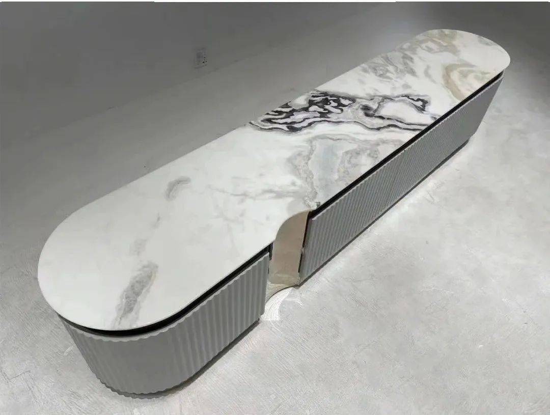 Fendi White Marble Villa Wall Panels Fendi White Marble wall panels for a luxury villa interior