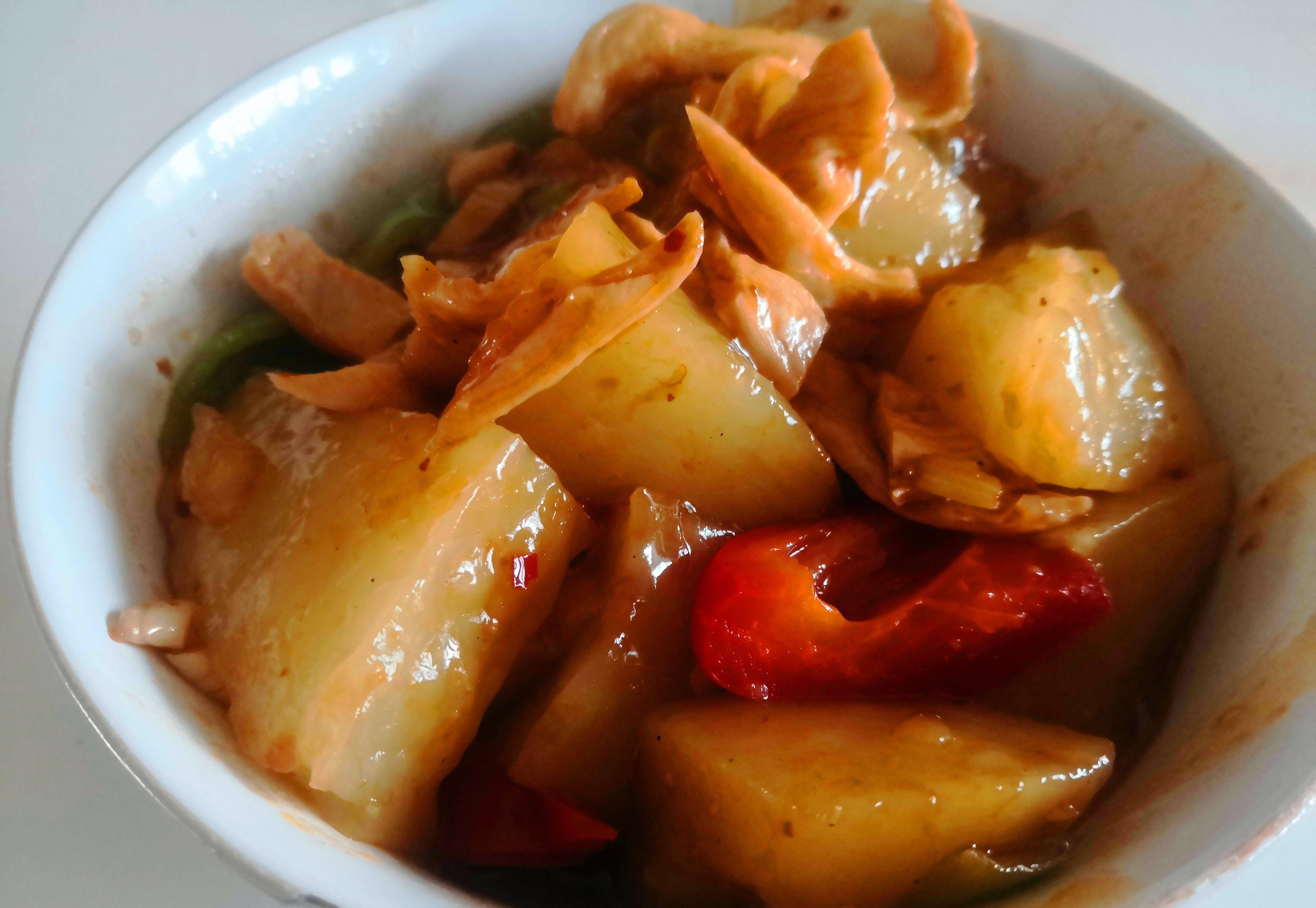 5分钟做两碗炒凉粉,香糯入味,最新鲜的食材就最美的味道_红薯_冷藏