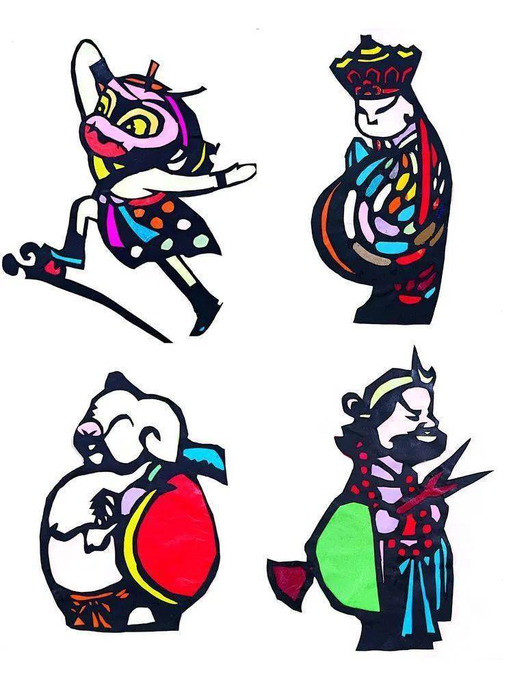 西游人物服饰篇套色剪纸点击观看视频↓郑人买履叶公好龙刻舟求剑守株