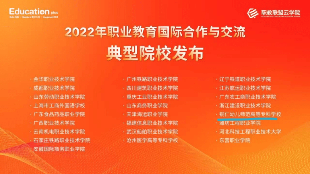 我校入选2022年职业教育国际合作与交流典型院校啦！ 办学 教育部门 大会