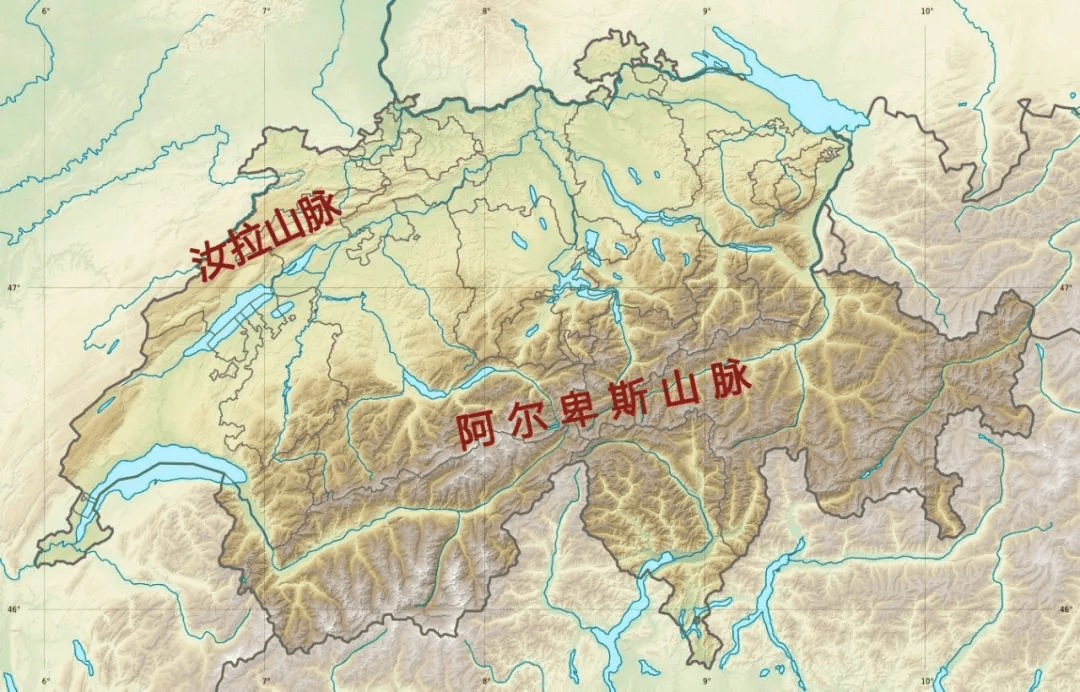地理视角看瑞士!