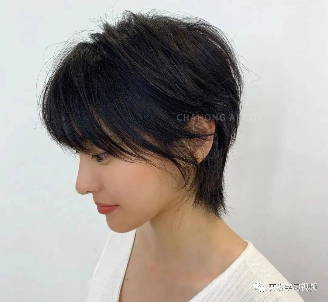 潮流"燕尾小短发",很耐看