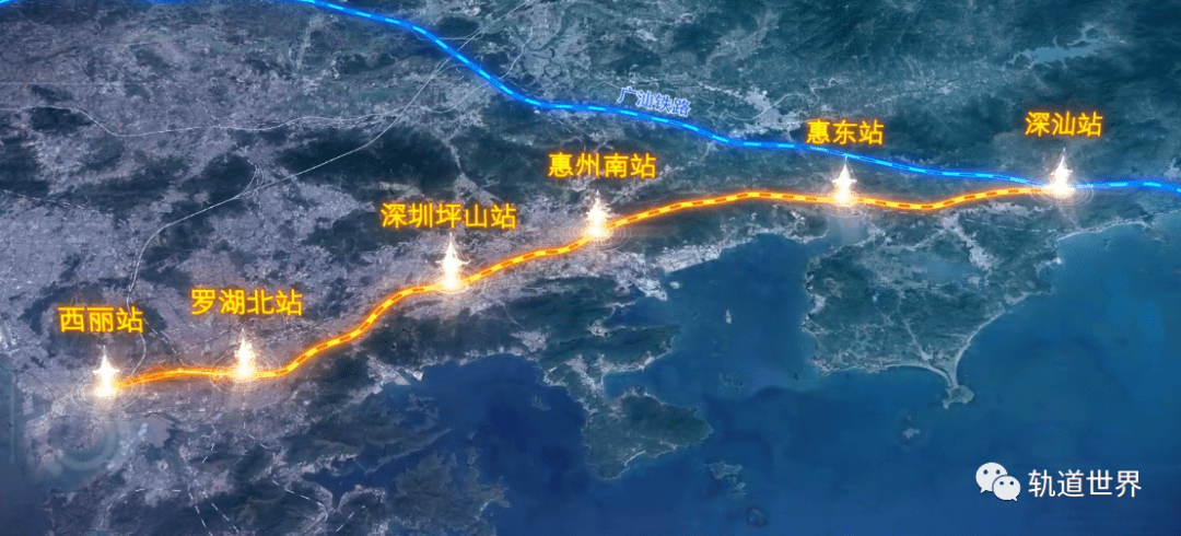 设计时速为350公里 深汕铁路全线开工_深圳_合作区_车站