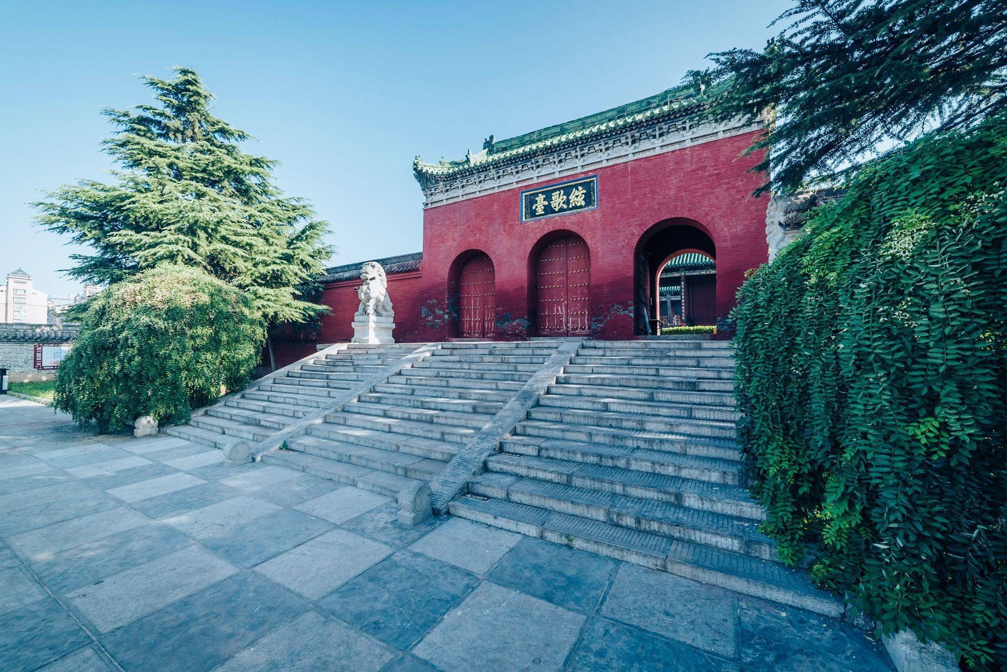 河南淮阳弦歌台,五千年文明绵延不绝,现在是休闲旅游的好地方_湖水