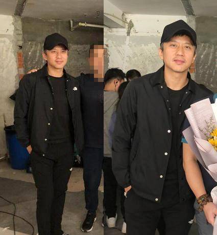 邓超探班孙俪新戏,穿黑色look风,翘着二郎腿反串大牌导演_造型_梁超