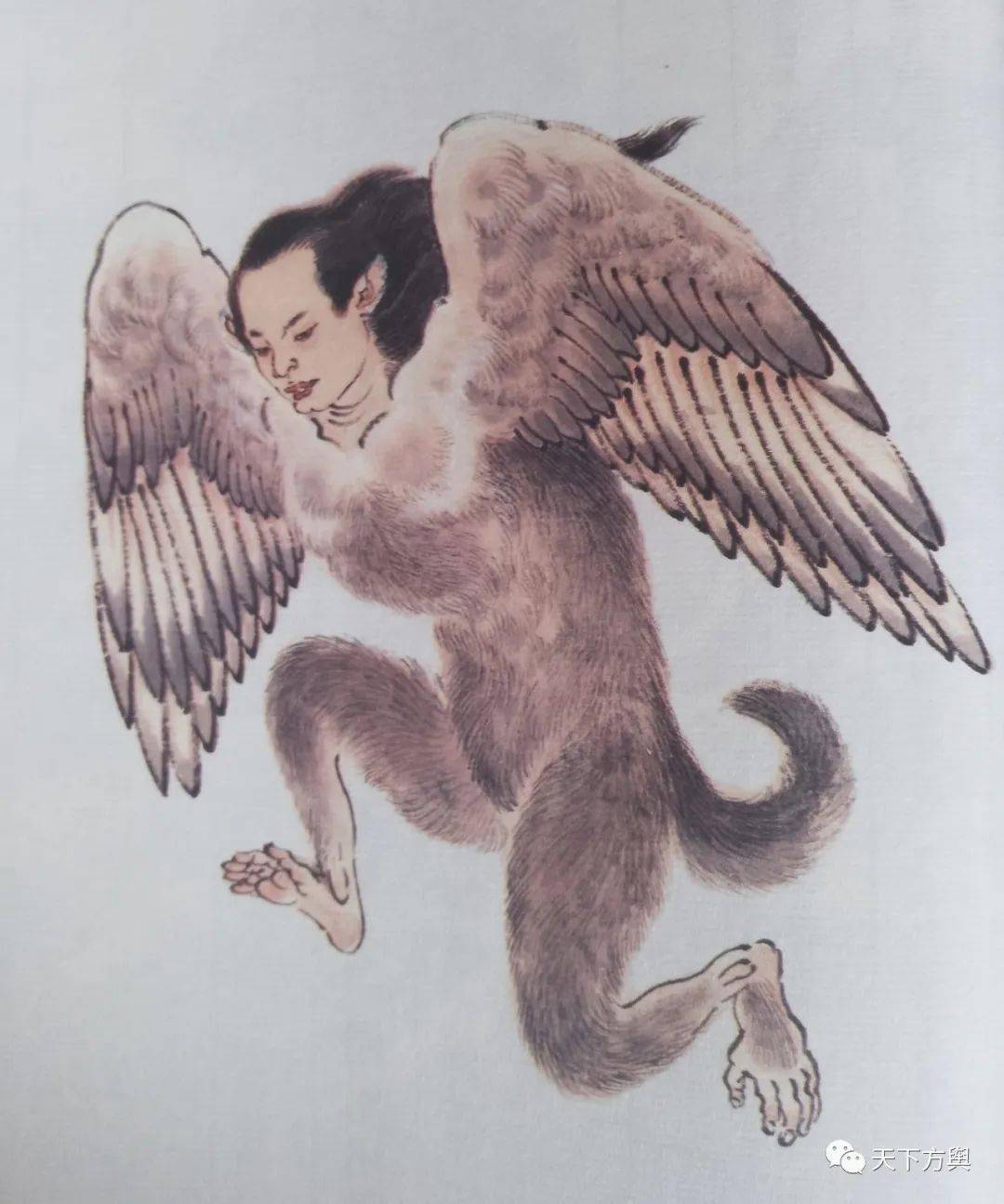 鵸鵌:其状如鸡,三首,六目,六足,三翼,吃了它人会精神亢奋无法入睡.