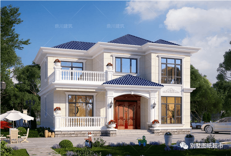 别墅外观效果图现在农村建房,大家最关心的无非就是造价和实用性问题