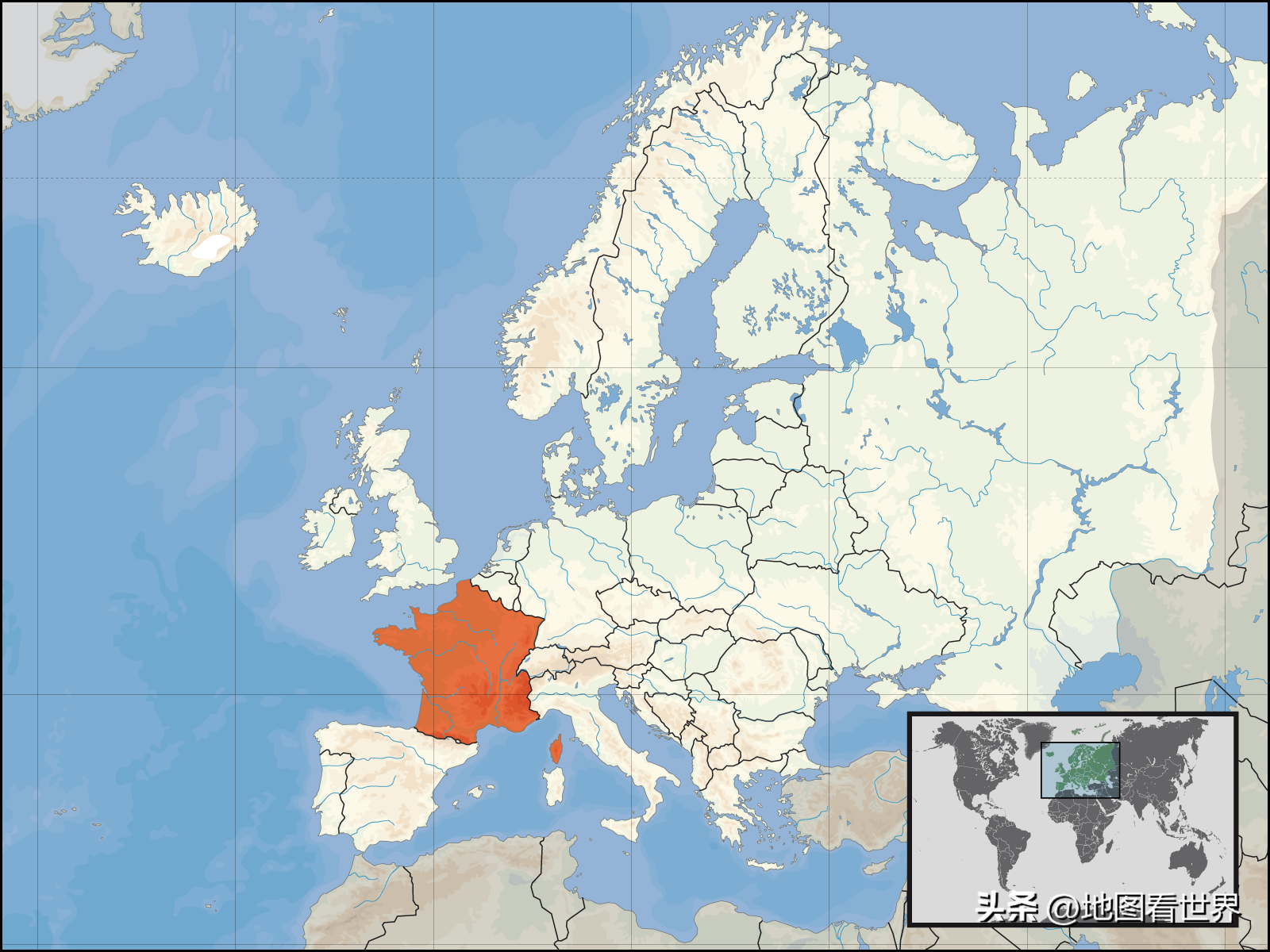 國家趣談90:領土遍佈六大洲,高稅負高福利的法國是什麼樣的國家_面積