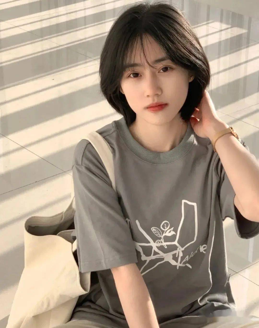 " 清纯短发 "._中国_发型_形象