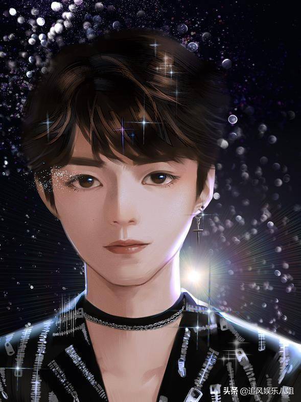 王俊凯的手绘超特别!
