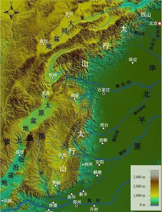 太行山脉该发展规划中,规划范围包括北京,河北,山西,河南,共78个县(市