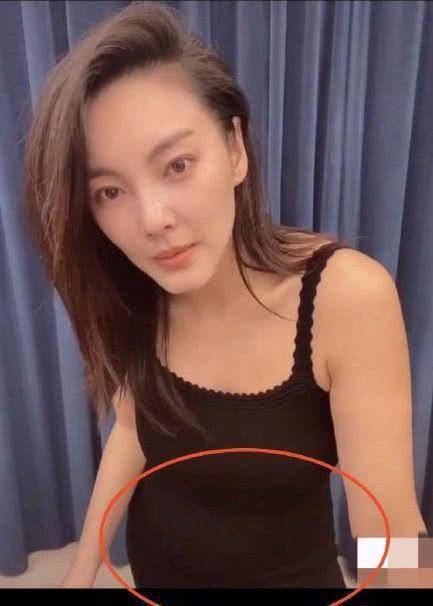 张雨绮晒自拍视频,穿紧身黑吊带肚子明显鼓起,网友纷纷质疑怀孕_身材