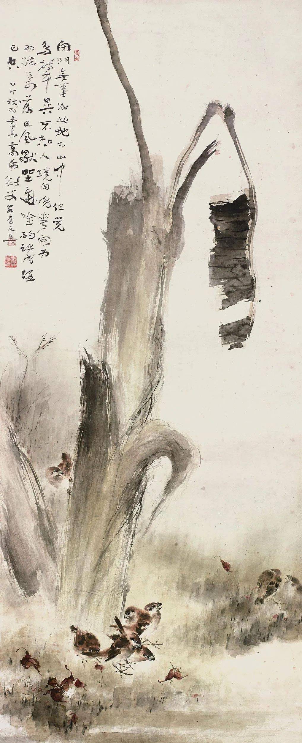 高劍父 花鳥圖 高剑父的花鸟画_中国_美术_绘画
